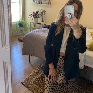 BNWT Helmut Lang Double Breasted Black Blazer